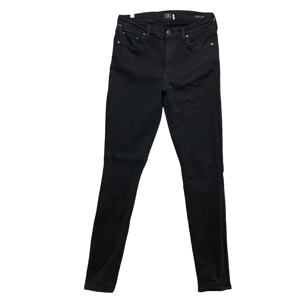 Citizens Of Humanity Rocket High Rise Skinny Jeans Womens 28 6 Black Rocker